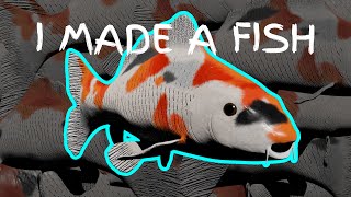 3D Modeling & Texturing a Koi Fish