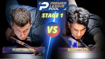 PIJUS LABUTIS VS ROBBIE CAPITO | STAGE 1 | 2025 PREMIER LEAGUE POOL #9ballpool #highlights