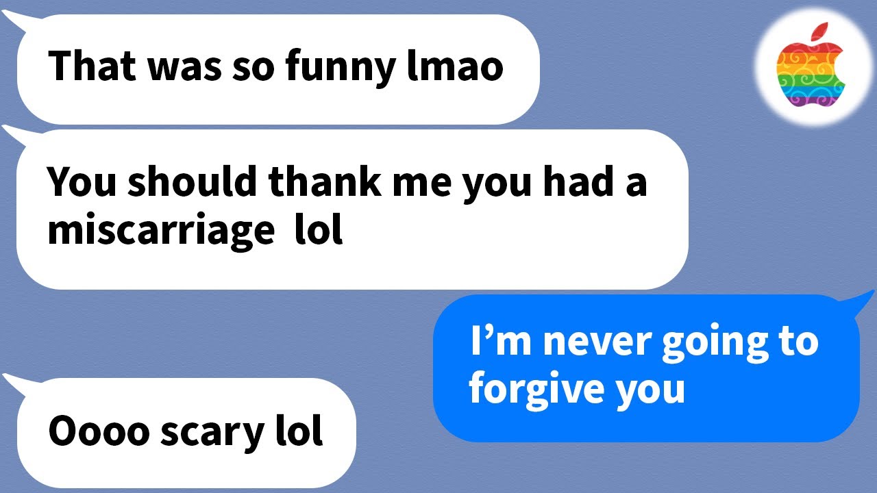 【Apple】 My niece kicked me down the stairs on purpose so I'd have a miscarriage