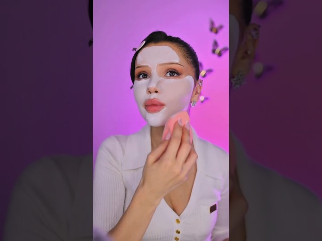 ASMR skincare routine✨#asmr #asmrskincare #길화장 #길화걸#makeup#shorts#nadinaioanaasmr  #skincareroutine