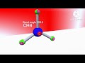 Animation, Structure of methane @chemscholar4u