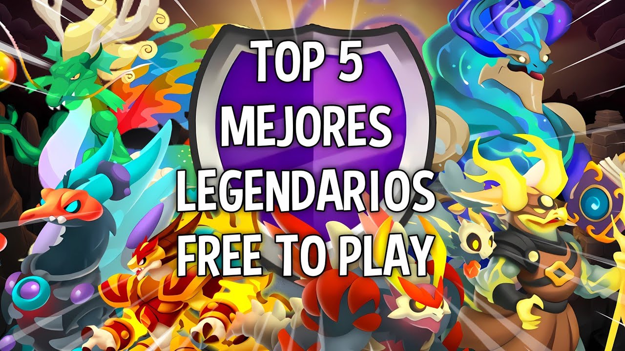 ¡TOP 5 MEJORES DRAGONES LEGENDARIOS FREE TO PLAY EN DRAGON CITY!🤯🤯