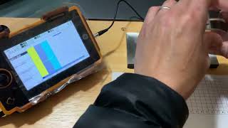American River College, ultrasonic testing Weld 118 - Distance Amplitude Correction (DAC) Curve