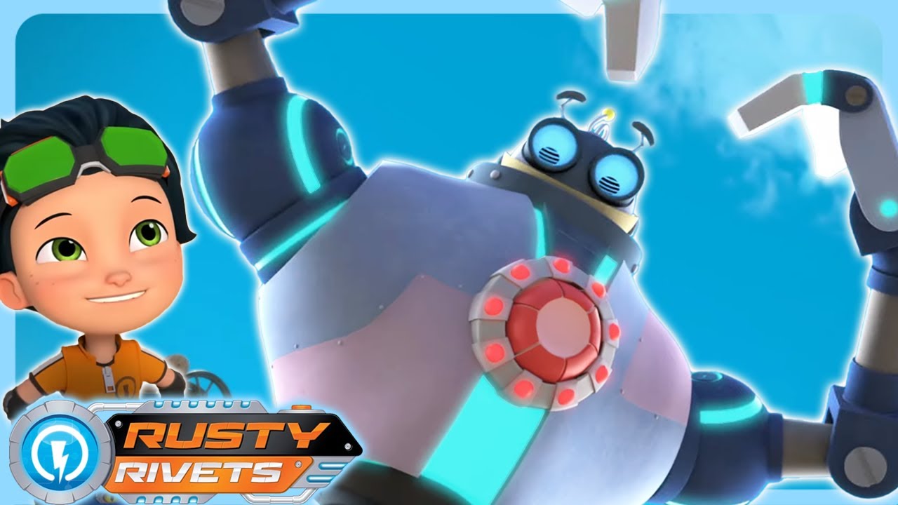 You WIll Never Defeat Me! 🤖 | Rusty Rivets | Cartoons for Kids - YouTube
