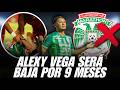 ALEXY VEGA CONOCE EL TIEMPO QUE ESTARÁ FUERA DE LA CANCHAS😢