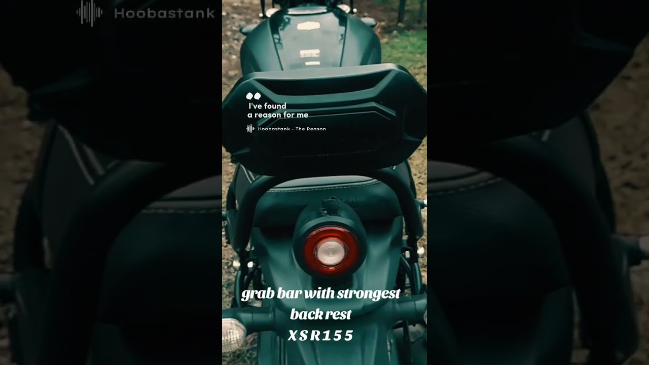 Grab Bar with Strongest Back Rest Cushion X S R 1 5 5 Yamaha