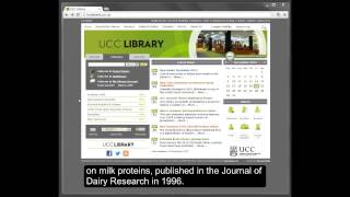 How to do a Journal Search in the UCC Library