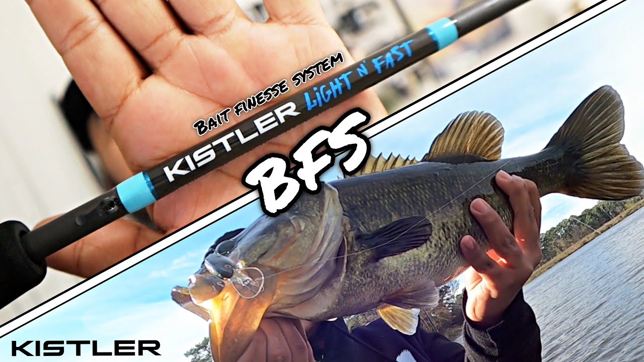 Fishing the NEW KISTLER Light n Fast BFS Set up (Bait Finesse System) 