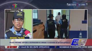 UDEP #1 captura a distribuidor de drogas y a acusado de delitos sexuales en Atlántida