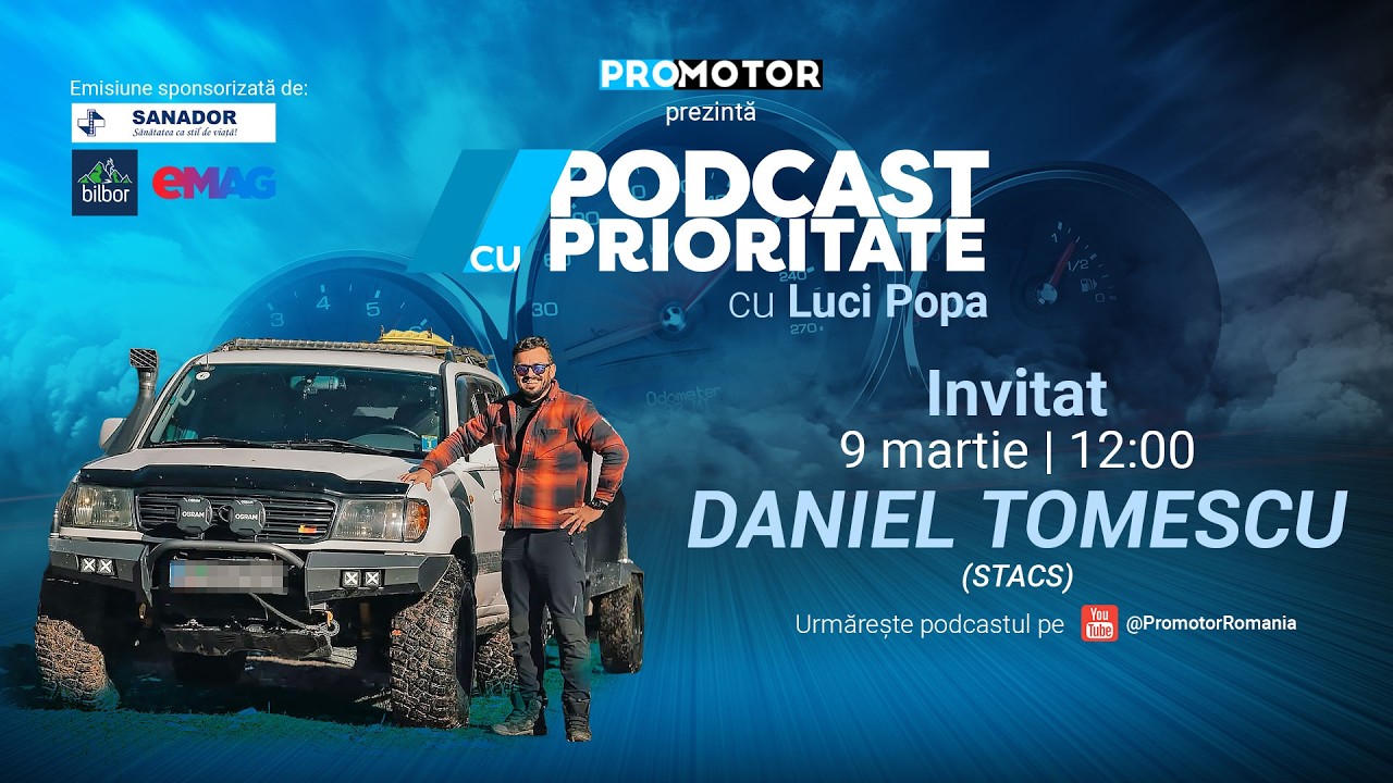 Daniel Tomescu aka @STACSTV - Puterea la drift se vede după fum  | „Podcast cu Prioritate” #93