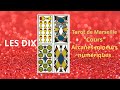 Les dix cours sur les mineurs du tarot de marseille symbole et sens