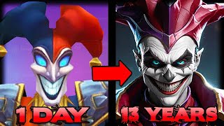 This is what 13 YEARS of playing Shaco in League of Legends looks like