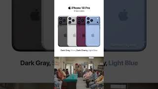 iPhone 18 Pro ~ 4 New Colors? (Hindi) #iphone18pro #shorts #tech #unboxing