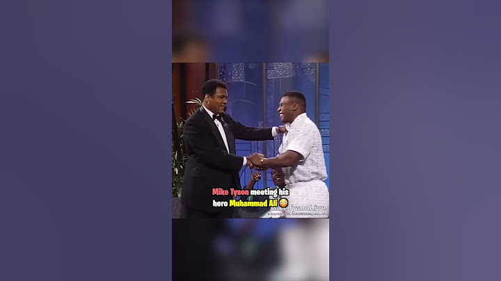 Muhammad Ali Meets Mike Tyson