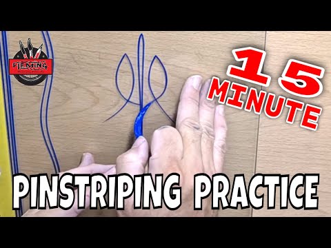 How To Practice Pinstriping Without Paint