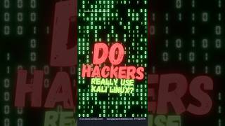 Do hackers really use Kali Linux? #kalilinux #ethicalhacking #cybersecurity