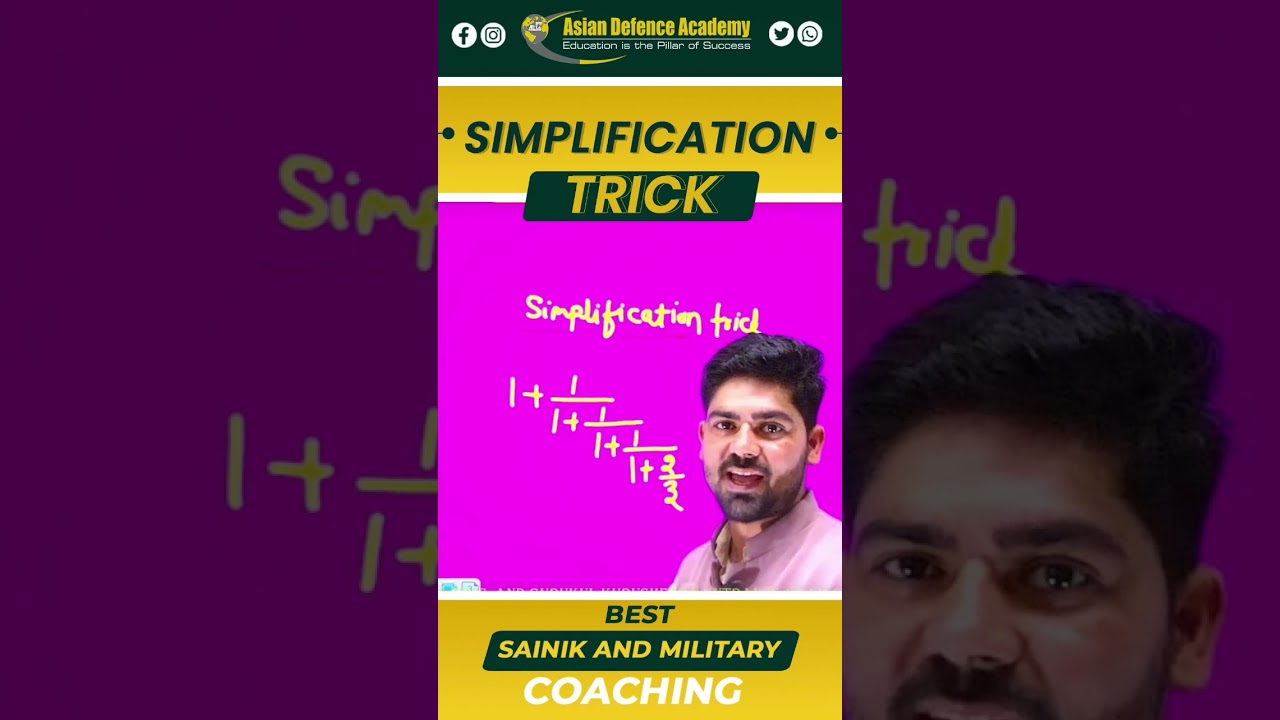 simplificationmaths trick