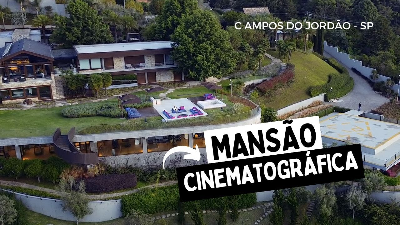 A MANSÃO MAIS EXUBERANTE À VENDA EM CAMPOS DO JORDÃO