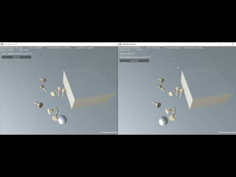 Movement synchronization with interpolation