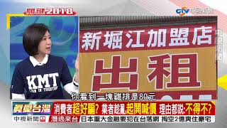 雞排暴漲80元1片堪比便當...台灣物價失控中/EP263 兩岸一定旺 20180420