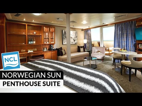 Norwegian Sun Penthouse with Balcony walkthrough tour