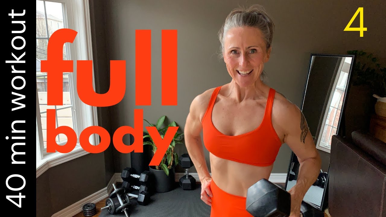 40min DUMBBELL FULL BODY | home workout | muscle + strength - YouTube