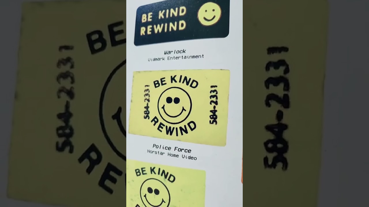 Vhs Sticker Time Capsule - 80s 90s Video Store Nostalgia