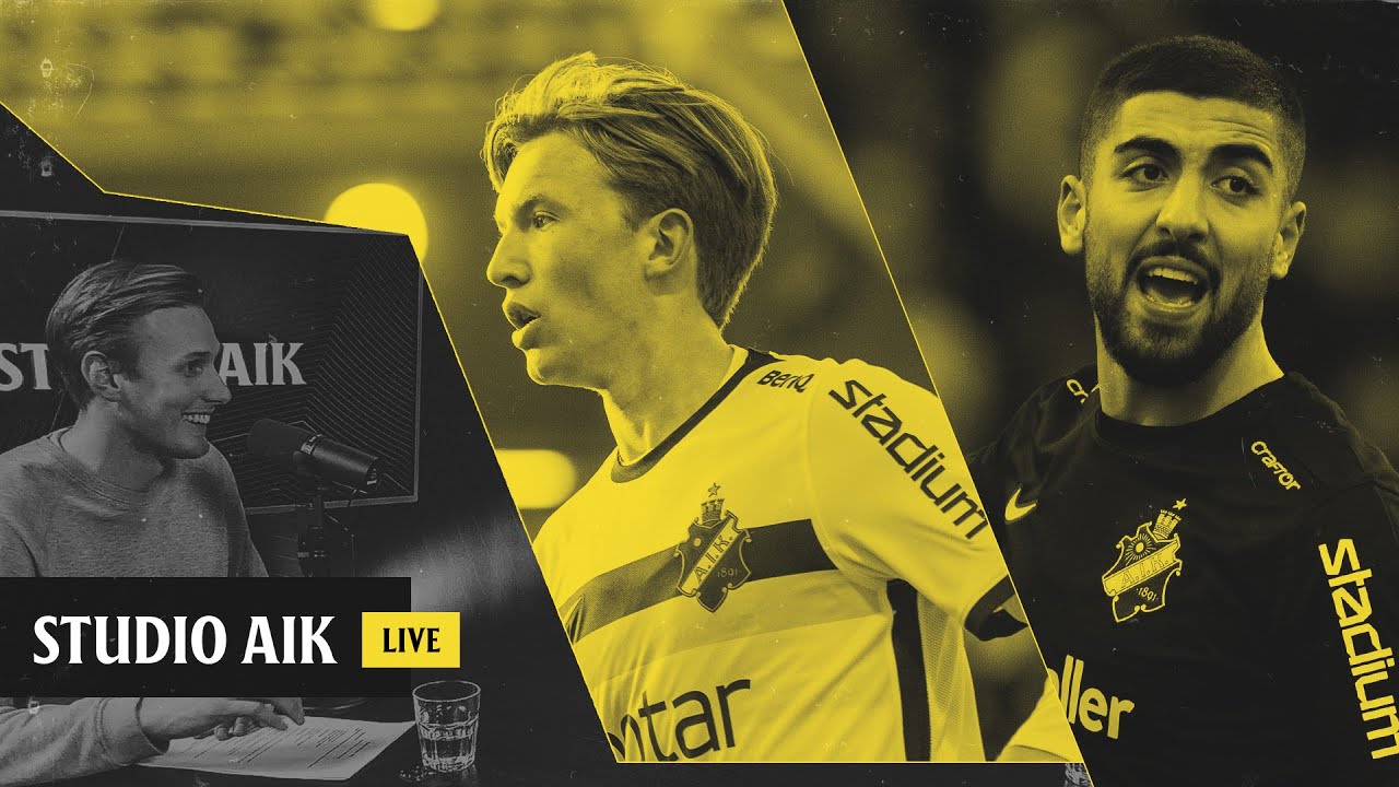 Studio AIK Live: Tom Strannegård och Ahmad Faqa - YouTube