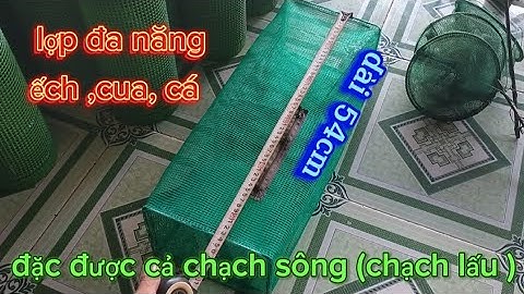 lợp đa năng, ếch,cua, cá