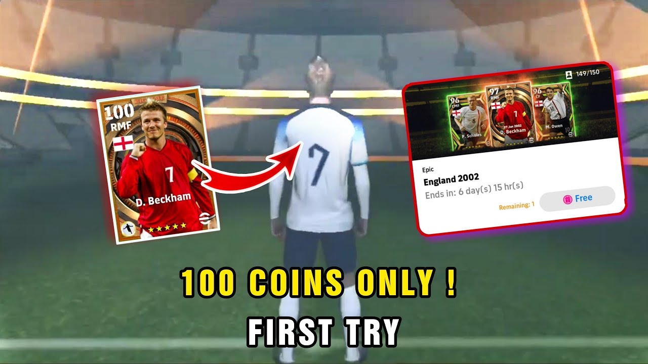 How To Get 100 Rated D. Beckham From Epic England | eFootball 2023 Mobile