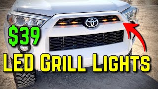 Toyota 4Runner LED Grill Lights | How To Install & Wire LED Raptor Lights