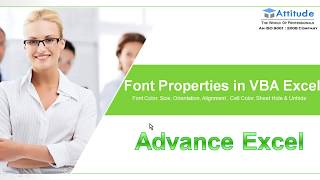 Font Properties In VBA Excel