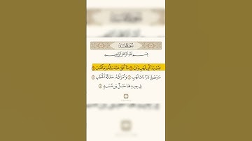 محمد صديق المنشاوي سورة المسد