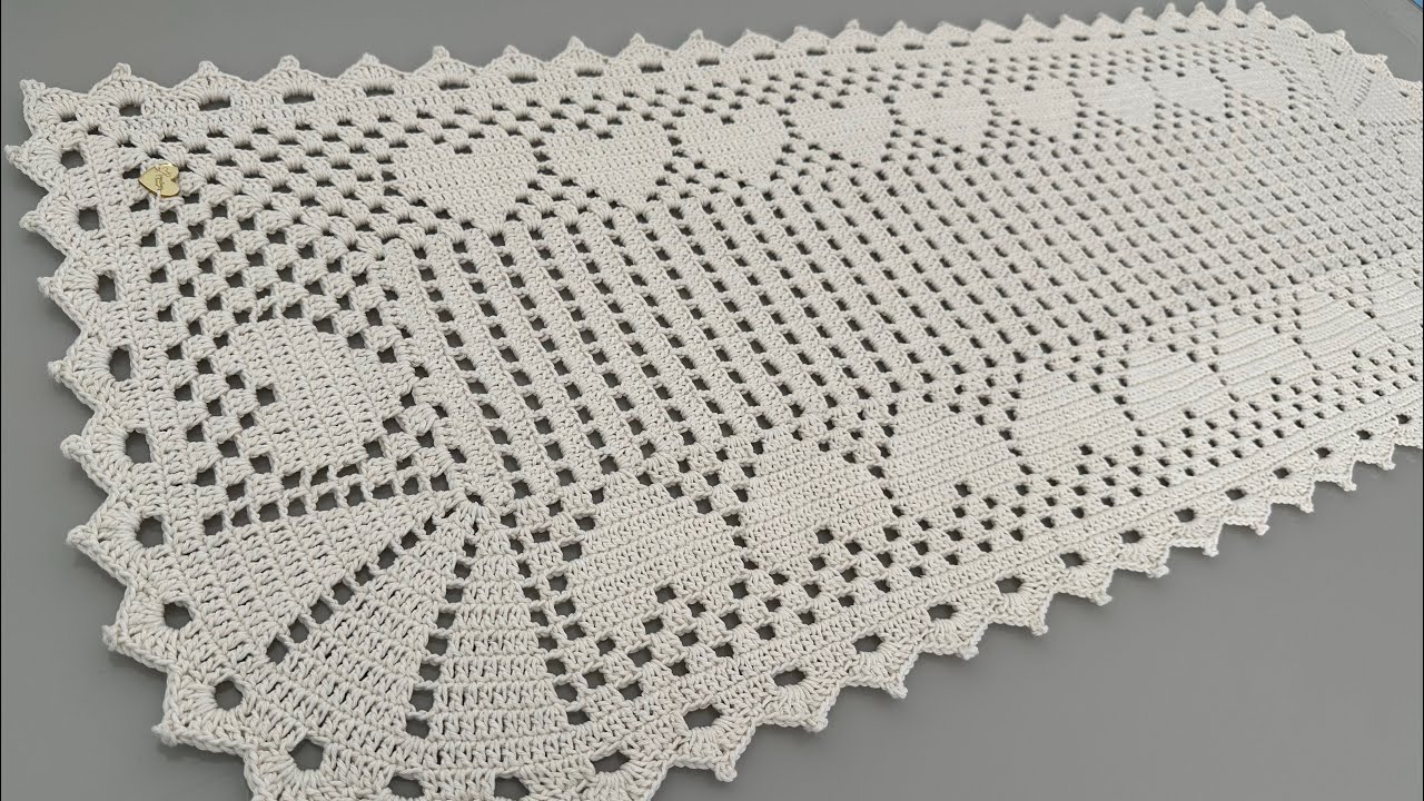 Passadeira Dila de crochê, aula passo a passo completo