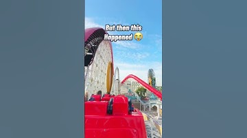 Thumbnail of The SCARIEST Rollercoaster Incident😱 #shorts