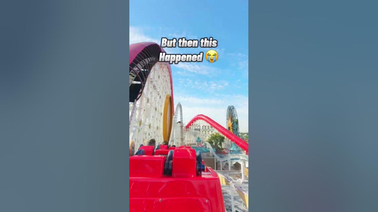 The SCARIEST Rollercoaster Incident😱 #shorts