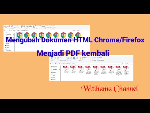 Mengubah Dokumen HTML Chrome/Firefox menjadi PDF kembali