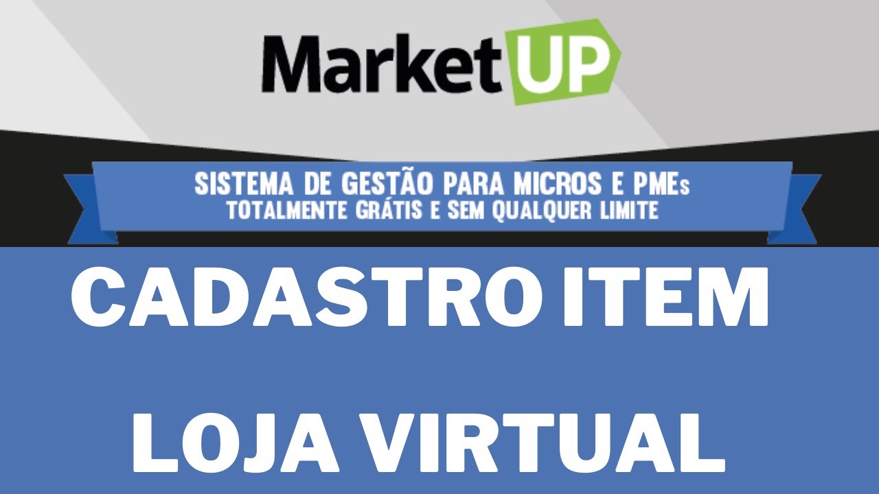 ITEM LOJA VIRTUAL | TUTORIAL - MARKET UP