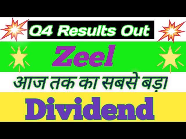Zeel Share Latest News Today ! Zeel Share Analysis ! Target 🎯 Dividend & Q. Results class=