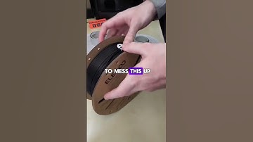 How to use a cardboard spool in the Bambu Lab AMS without a filament respooler #3dprinting  #elegoo