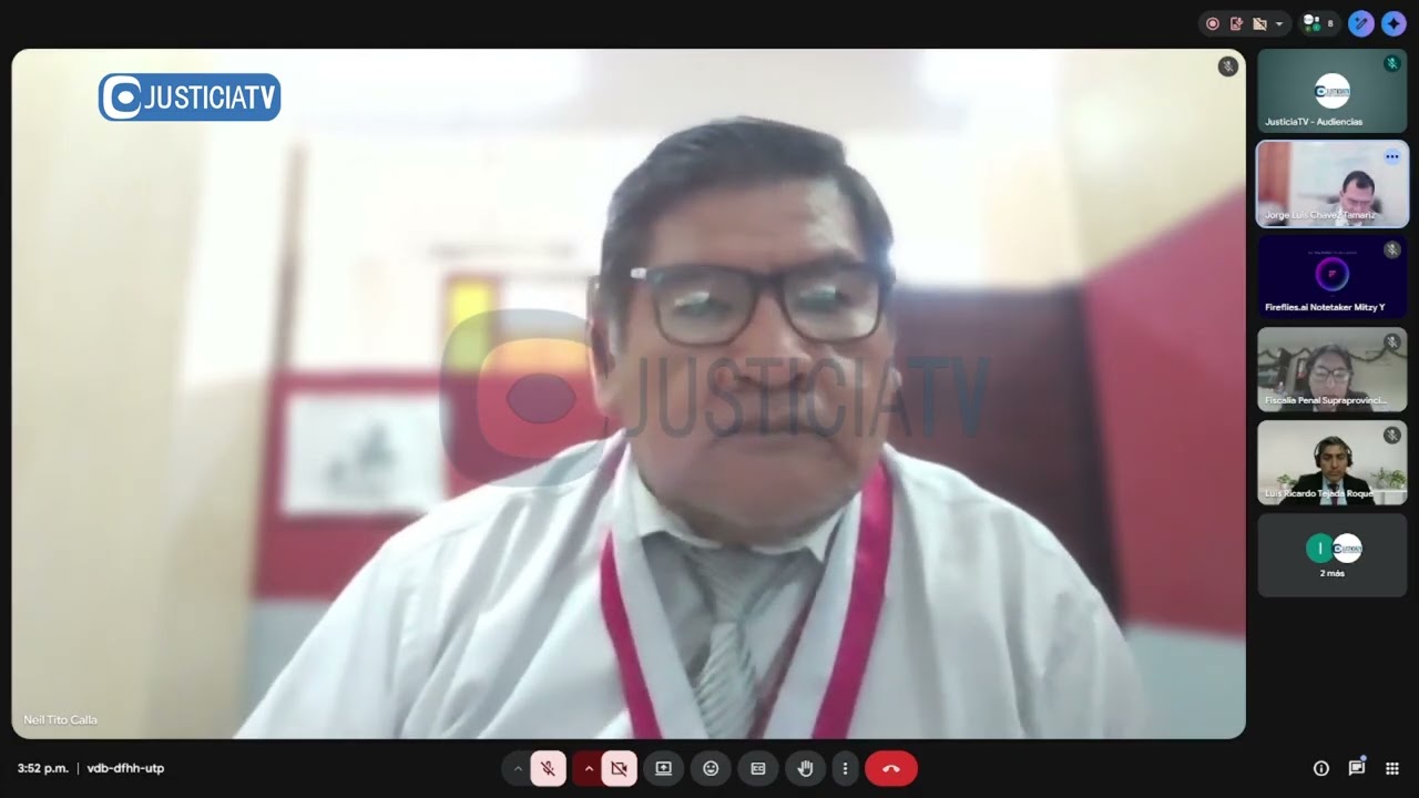 Control de la acusación contra Víctor Quispe Palomino