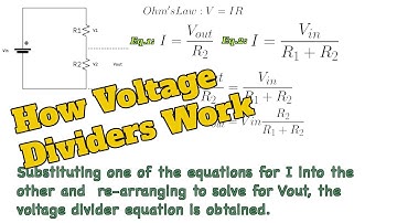 Voltage Divider Tutorial:  How the Equation Works, with Breadboard Circuit Test and Simulation