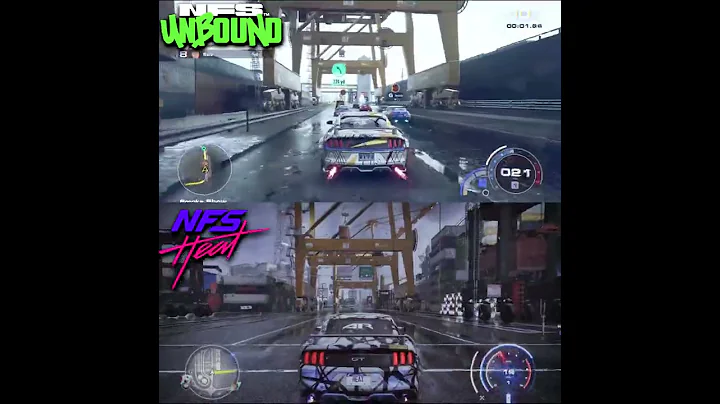 Need For Speed Unbound vs Need For Speed Heat Early Graphics Comparison #Shorts