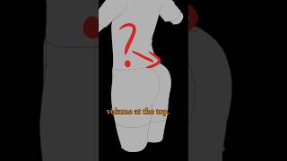 Mistake When Drawing Back - Quick Art Tips #art #sketch #shorts #tutorial #drawingtutorial #anime