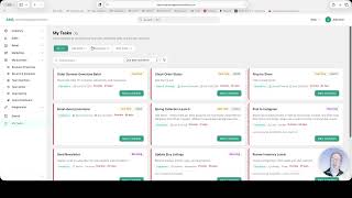AMS My Tasks Menu