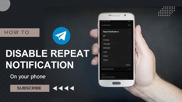 How to Turn Off Repeat Notification on Telegram