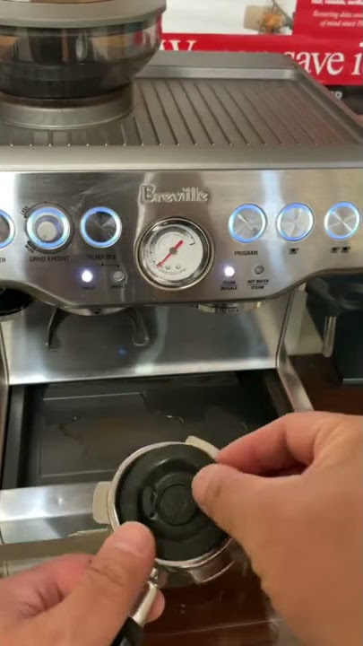 Step by step “Clean Me” Breville Barista Express