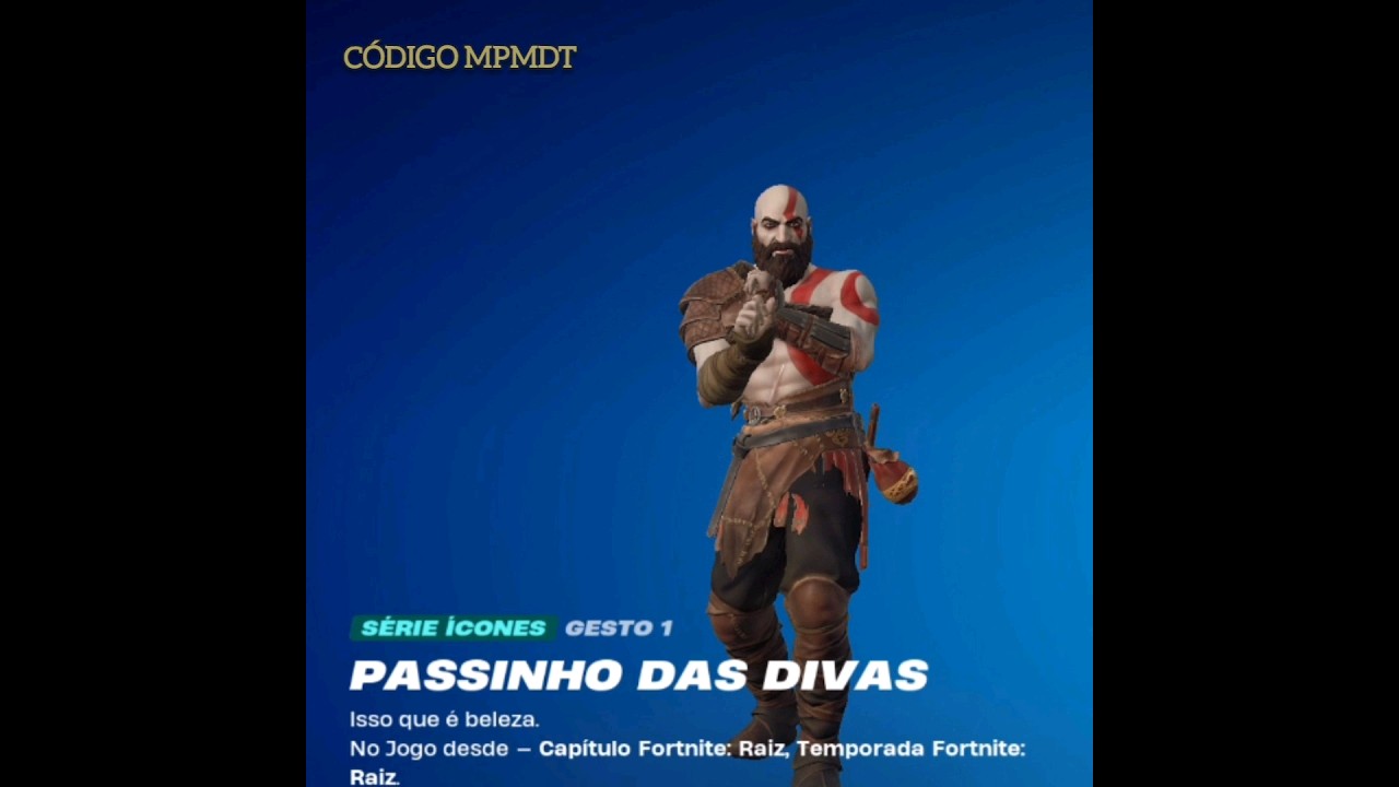 INFORMAÇÃO KRATOS NO FORTNITE 