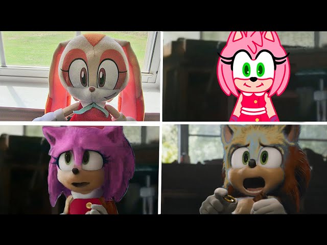 LaughingSonic on Instagram: “Woooow, movie Amy looks so cool! Credit:  @billywhodraw #sonicmovie #amyrose #sonic…