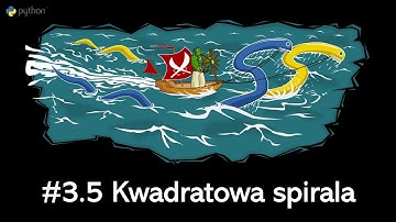 Kurs Python dla dzieci 10+ #3.5 Kwadratowa spirala